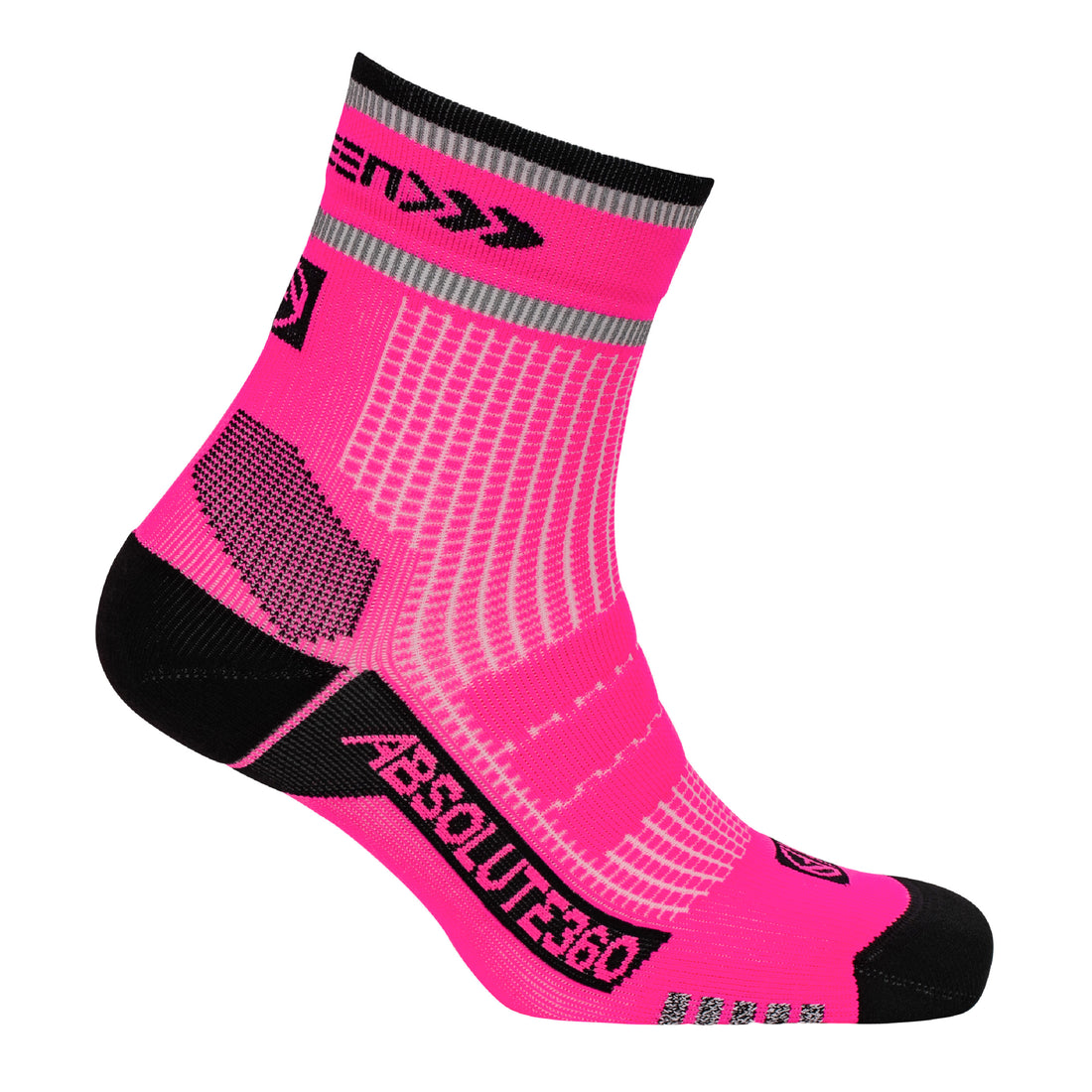 Absolute 360 [Be Seen] Performance Reflective Running Socks