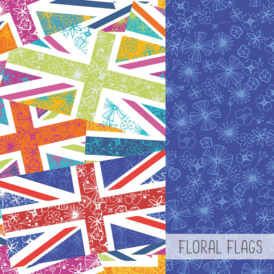 Skort | Floral Flags