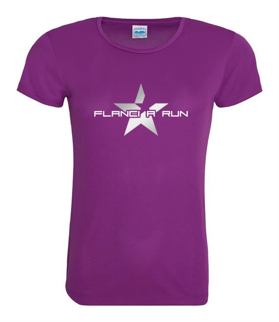 Women's T-Shirt | FLANCI A RUN Hi Viz | Purple