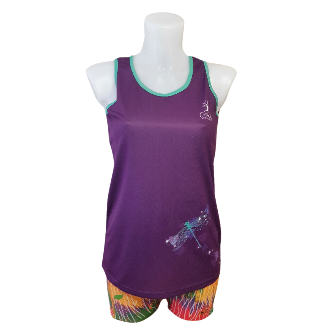 Orchard Activewear Women's Vest - Dragonfly