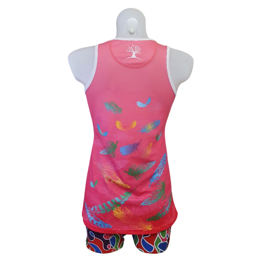 Orchard Activewear Women's Vest - Feathers