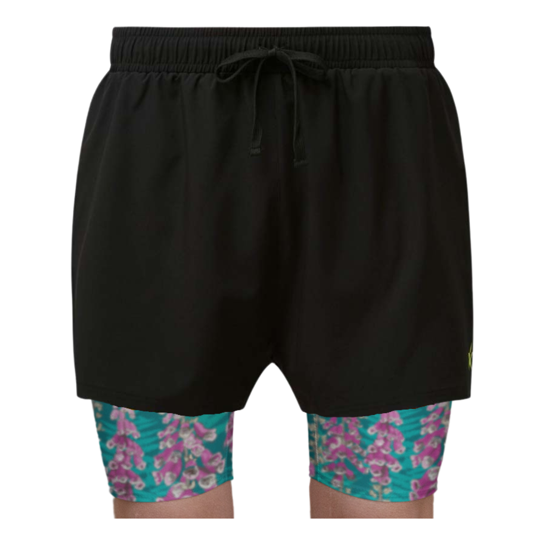 2 in 1 Double Layer Ultra Shorts | Foxy Trails