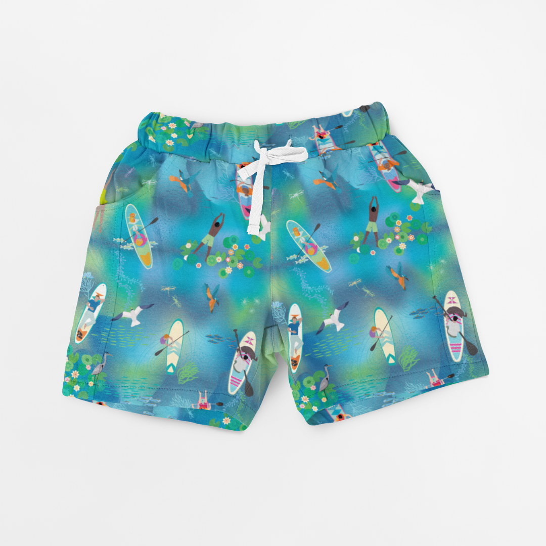 Double Layer Jazzy Shorts | SUP-er Day
