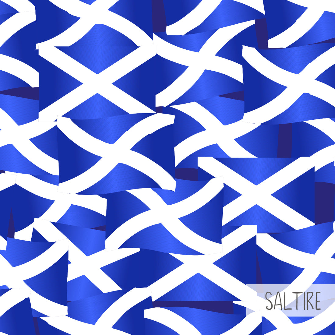 Double Layer Jazzy Shorts | Saltire
