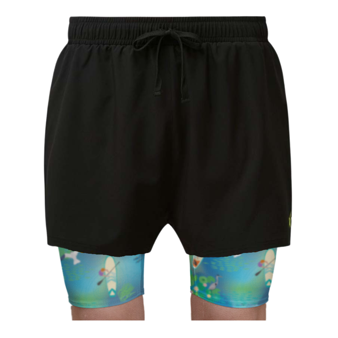 2 in 1 Double Layer Ultra Shorts | SUP-er Day