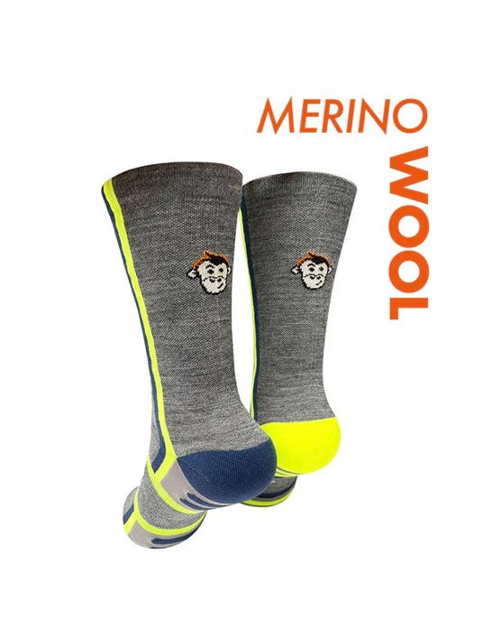 Monkey Sox Thermo X2 Merino Sox | Grey