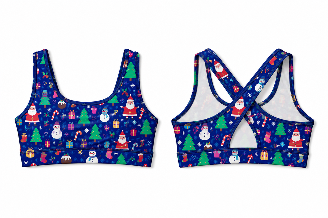 Christmas Cropped Top |Santa Baby
