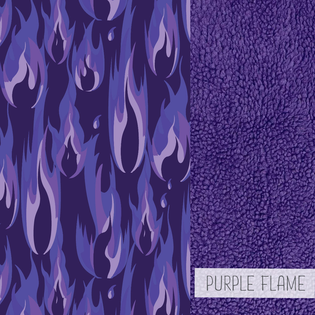 Huggle Robe | Purple Flame