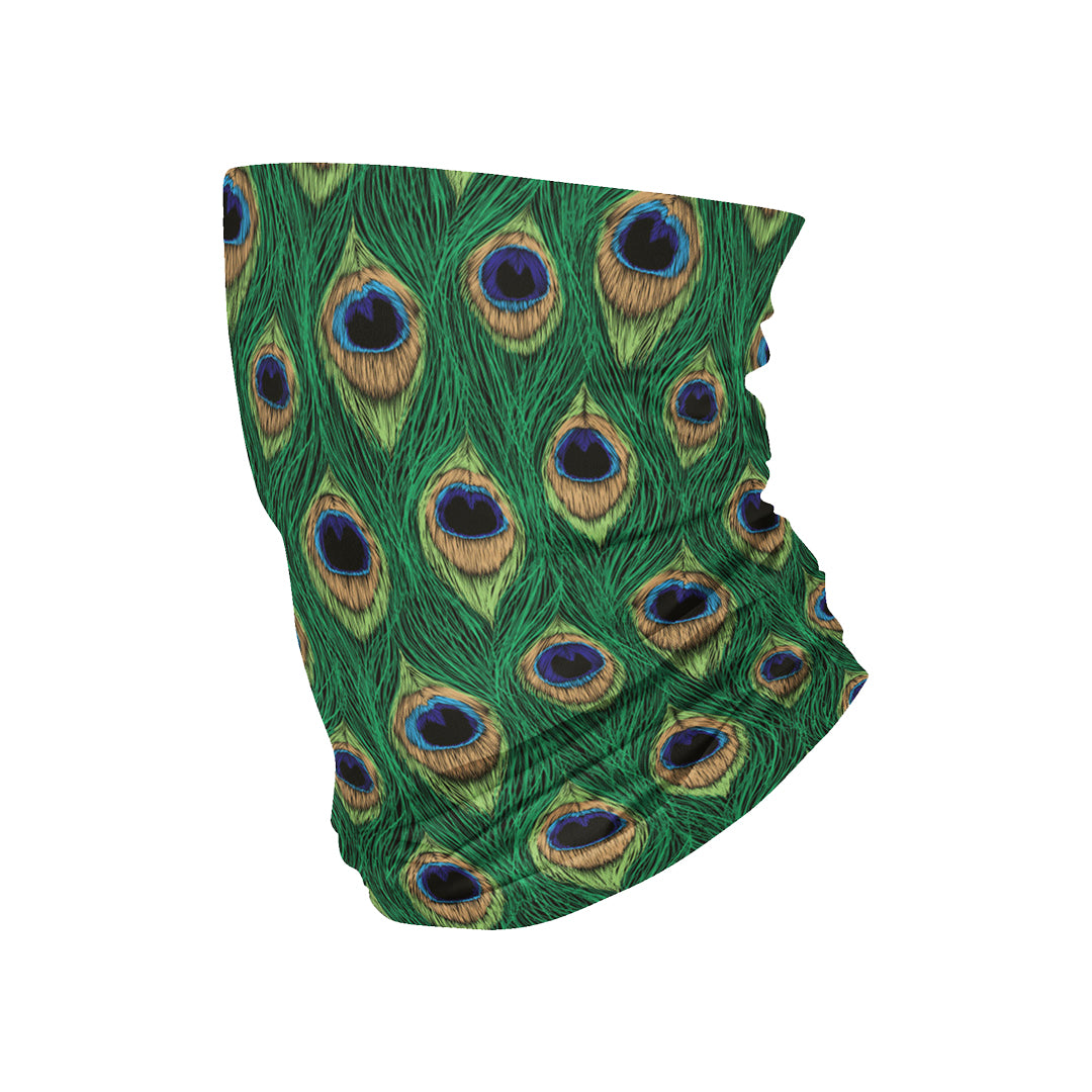 Neck Sleeve |Green Peacock