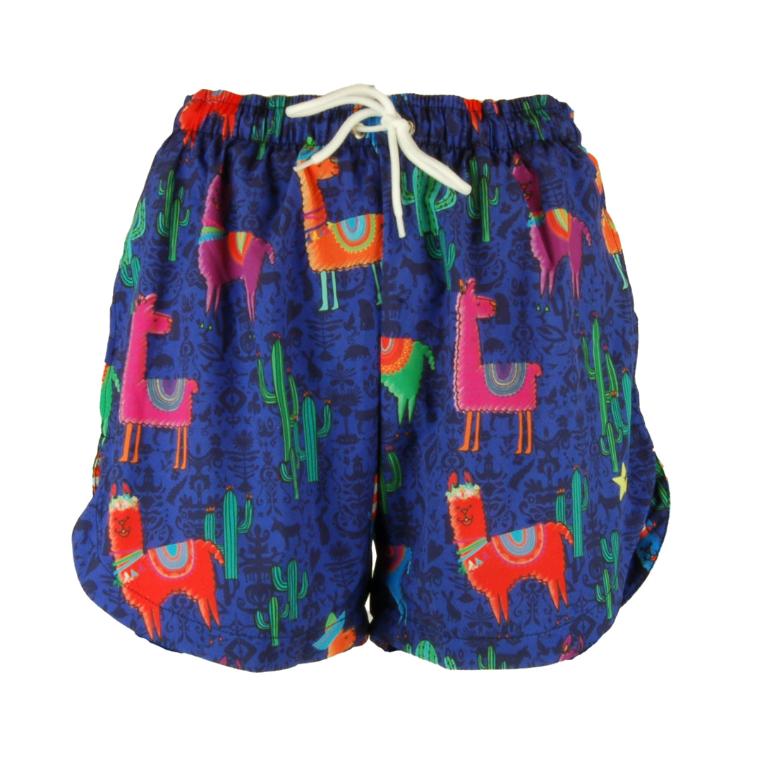 Double Layer Jazzy Shorts | Llama Drama