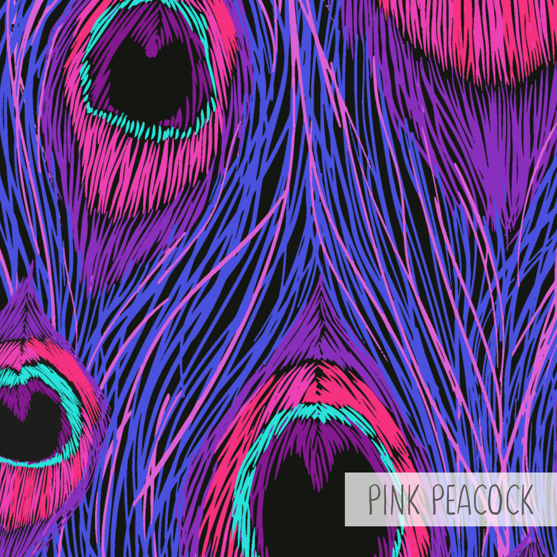 Unisex Leggings | Pink Peacock