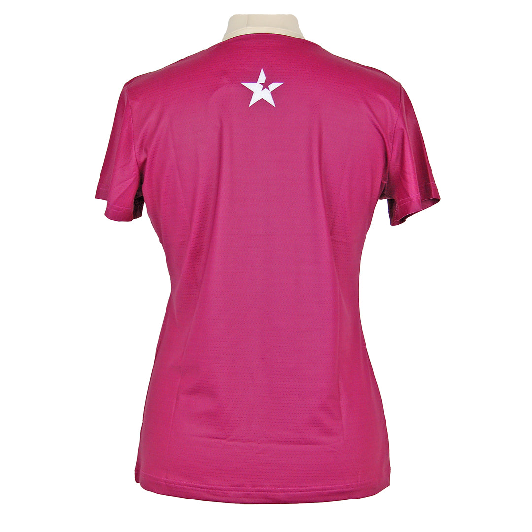 Super lightweight Tech T-Shirt Ladies Fit |Wine purple