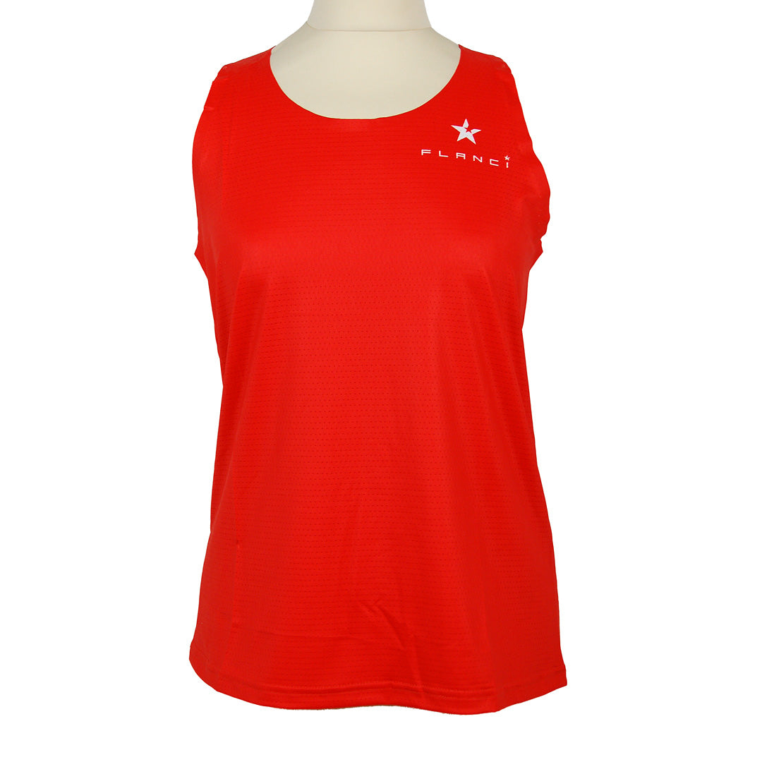 Super lightweight Tech Vest Ladies Fit |Fire Red