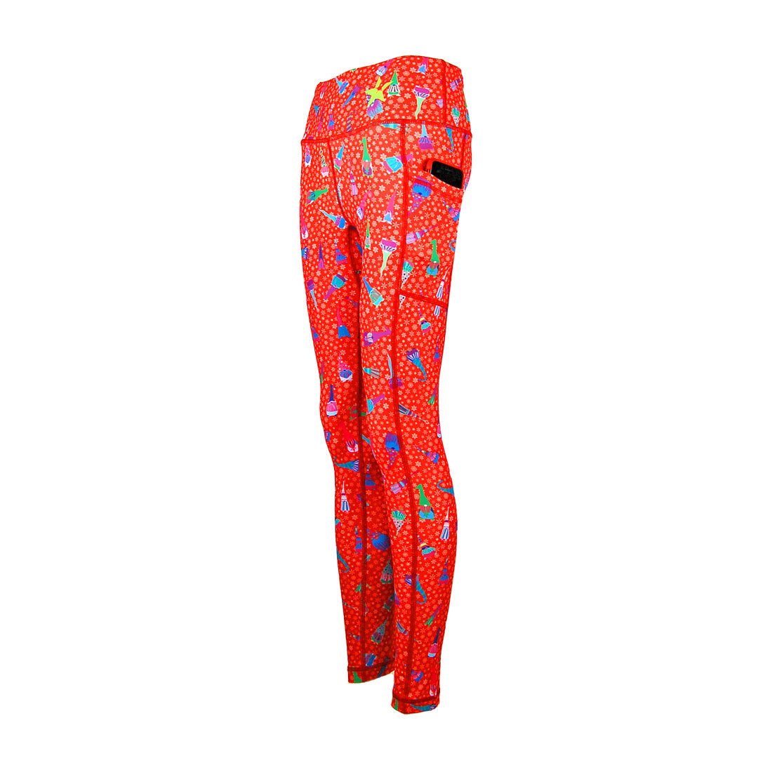 FLEECE Christmas Leggings |Gnome for Christmas