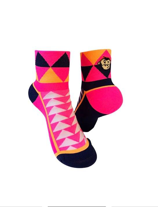 Monkey Sox Ultra X2 Sport | Pink & Navy