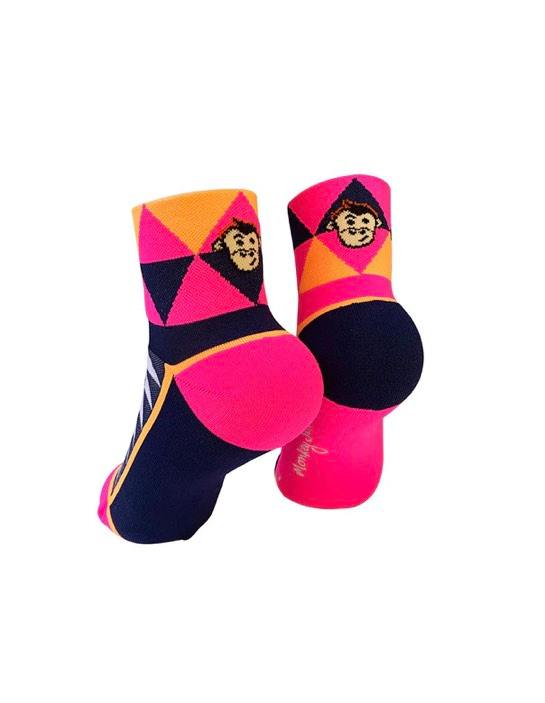 Monkey Sox Ultra X2 Sport | Pink & Navy