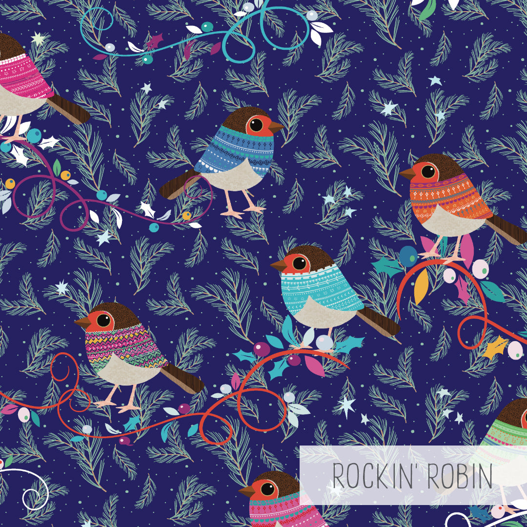 Christmas Cropped Top |Rockin Robin