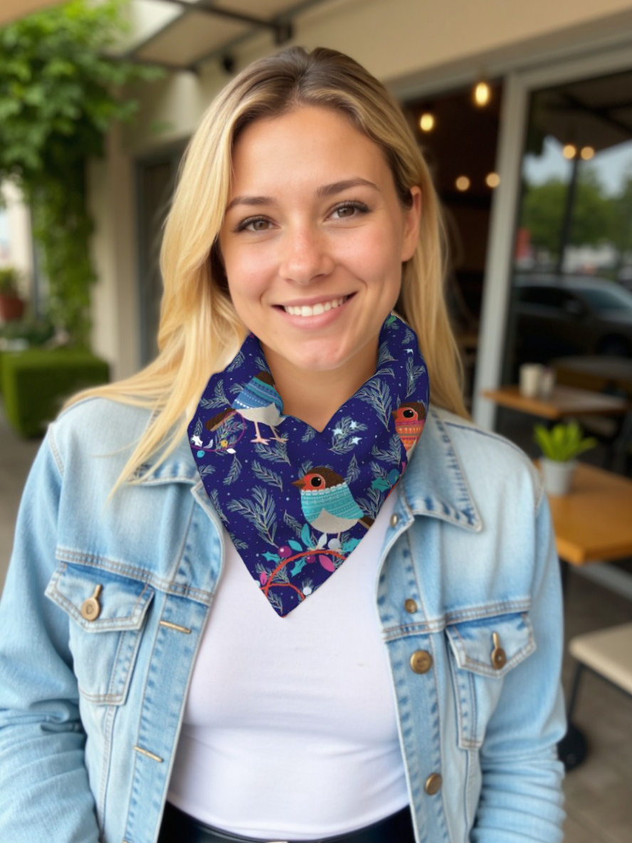 Christmas Neck Sleeve |Rockin Robin