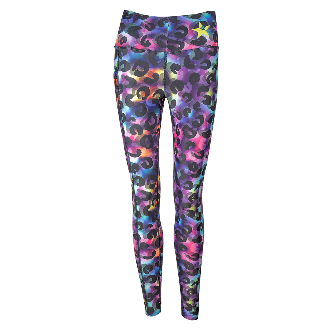 FLEECE Leggings | Rainbow Leopard