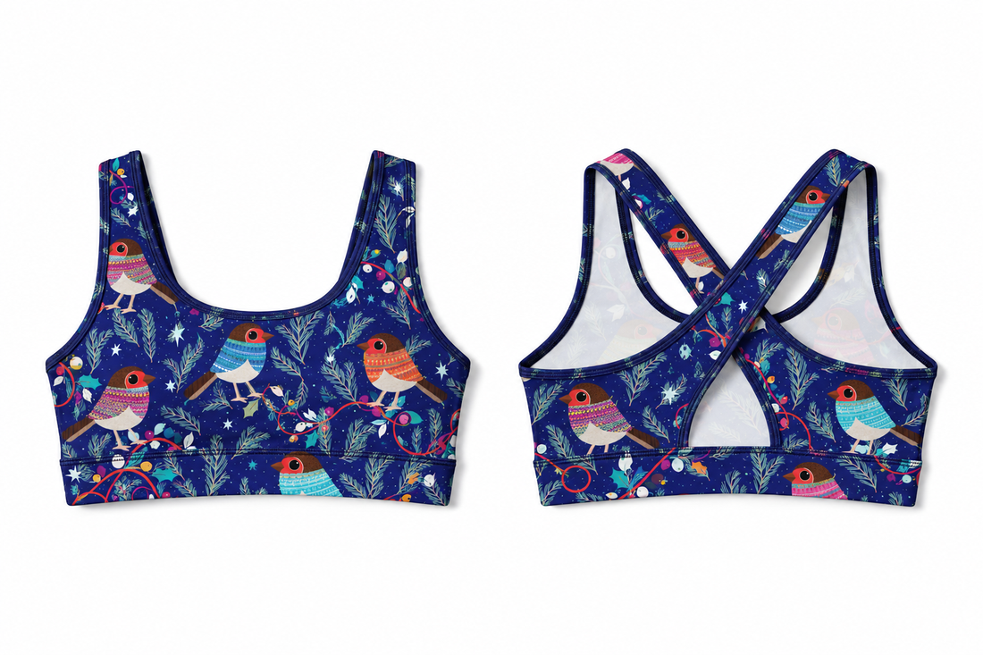 Christmas Cropped Top |Rockin Robin