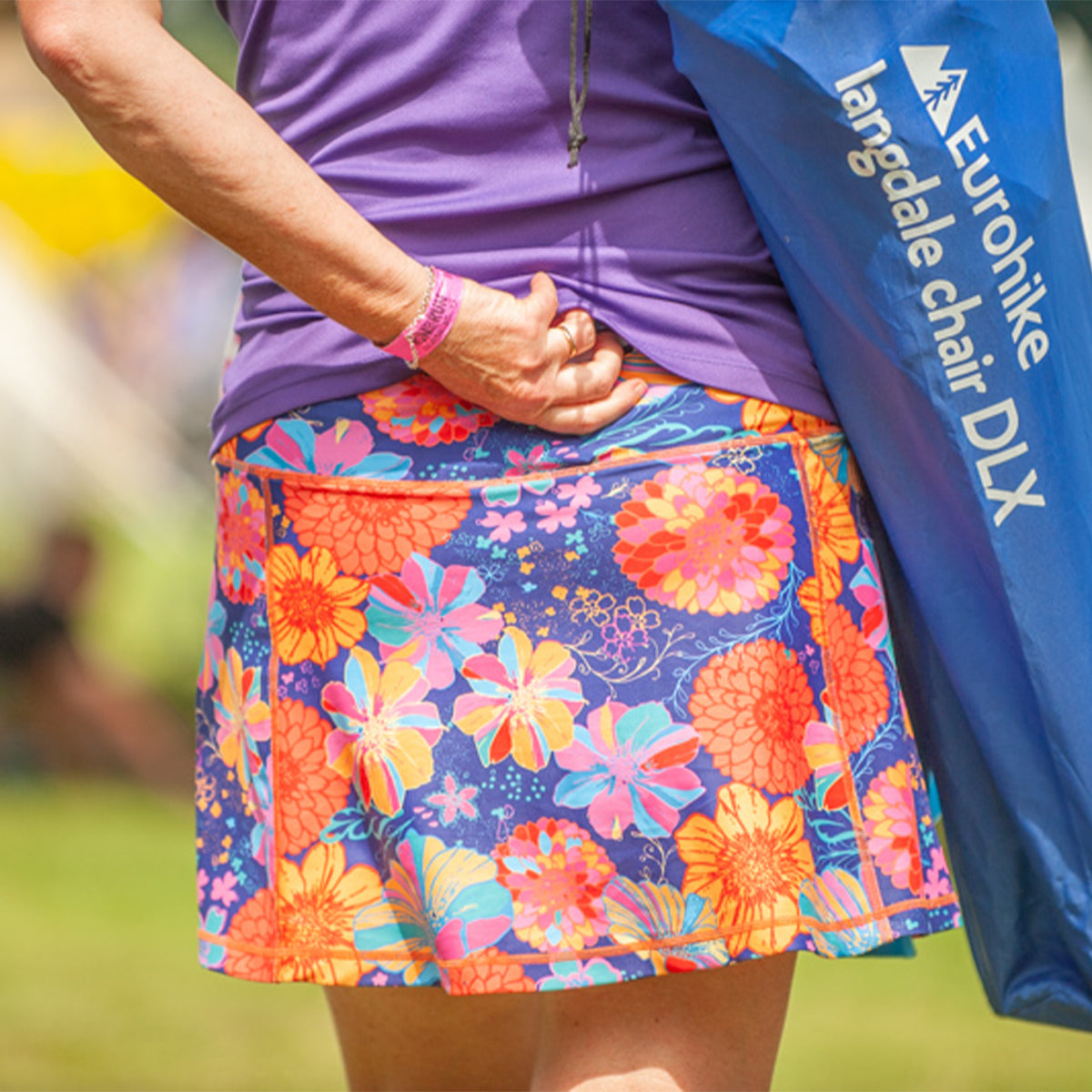 Be Bold Be Confident Skorts Desert Flowers FLANCI Activewear