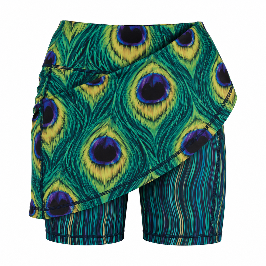 Skort | Green Peacock