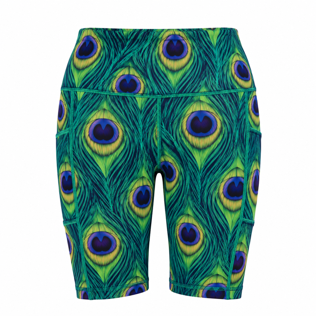 Single Layer Shorts | Green Peacock