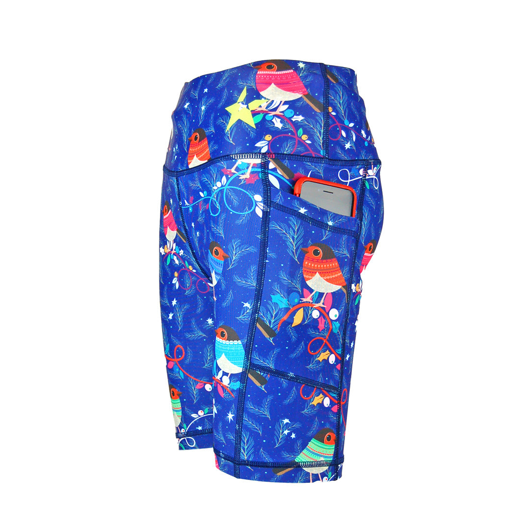 Christmas Single Layer Shorts | Rockin Robin