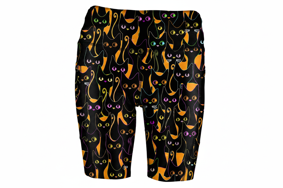 Single Layer Shorts | Spooky Cat
