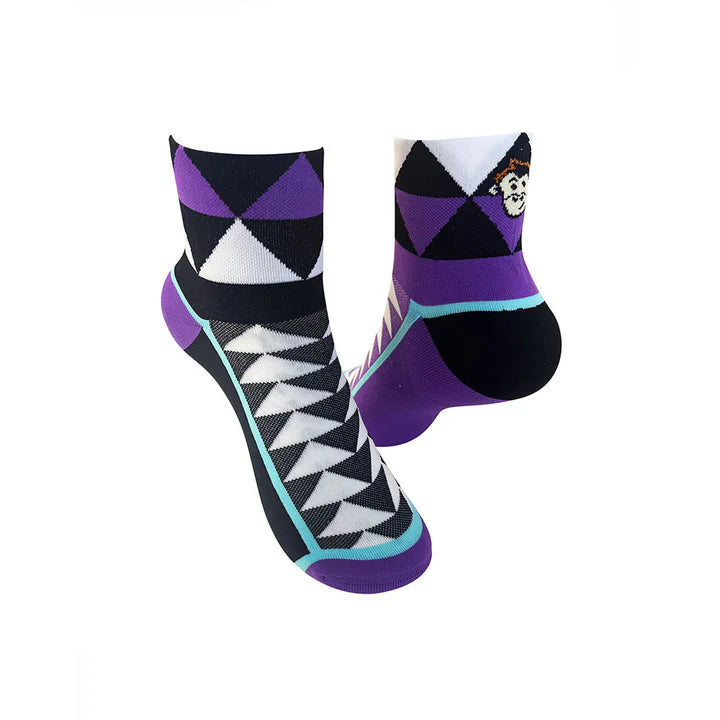 Monkey Sox Ultra X2 Sport | Black & Purple