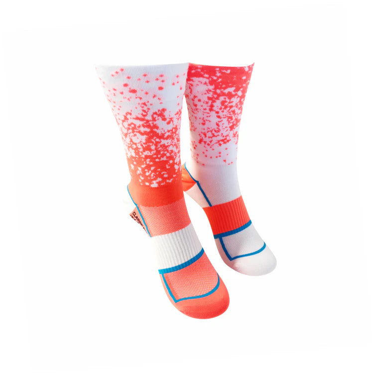 Monkey Sox Classic Mist | Orange & White