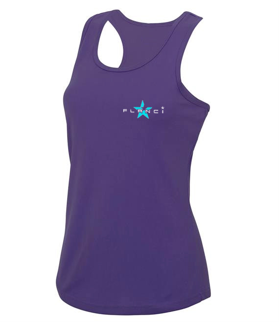 Women's Vest | FLANCI Logo High Viz | Purple
