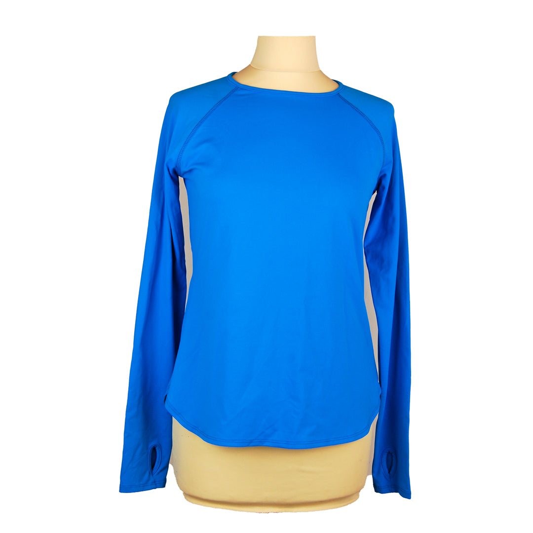 ZAAZEE Ava Long Sleeved Top-Sky Blue