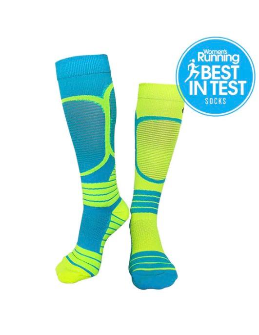 Monkey Sox Victory X1 Sport Compression | Blue & Yellow