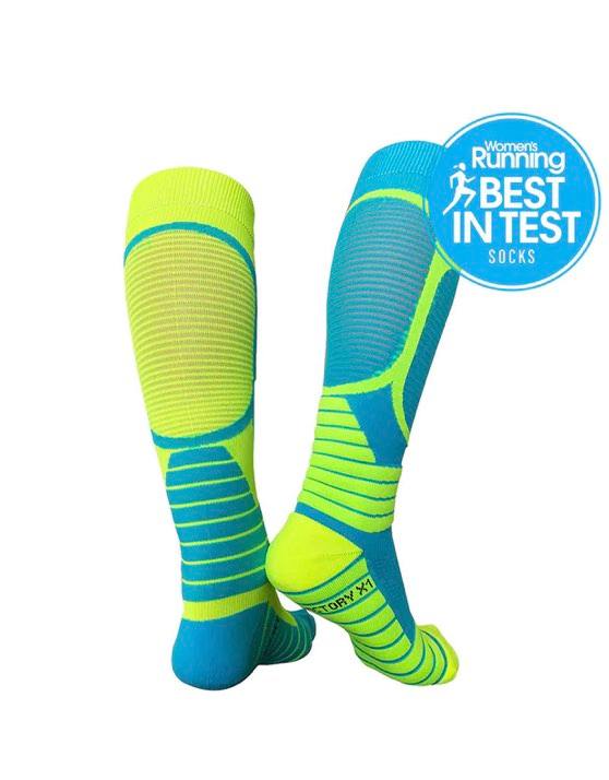Monkey Sox Victory X1 Sport Compression | Blue & Yellow