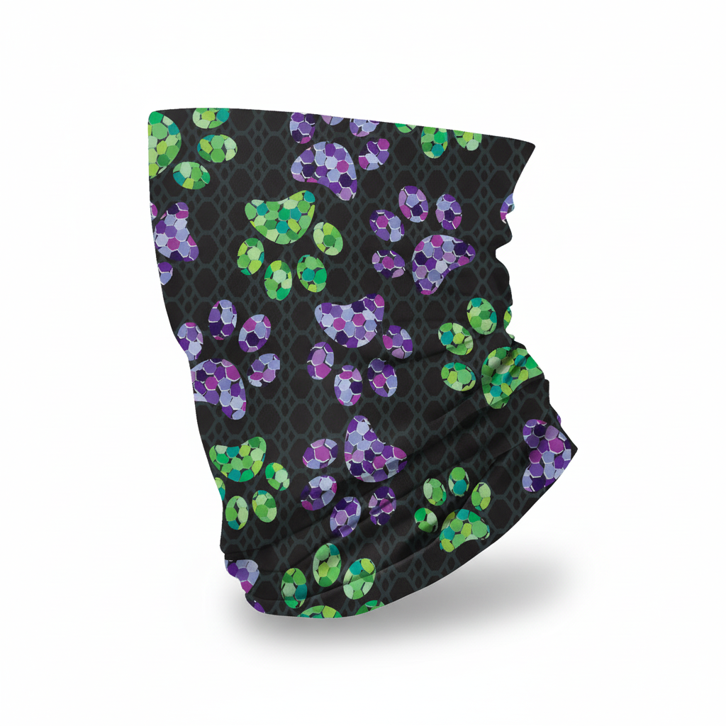 Causeway Paws Neck Sleeve Mockup