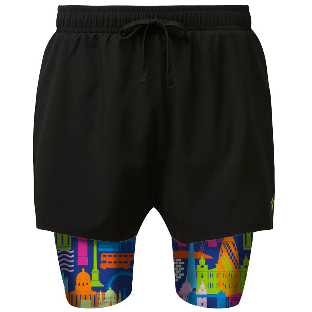 2 in 1 Double Layer Ultra Shorts | London Calling