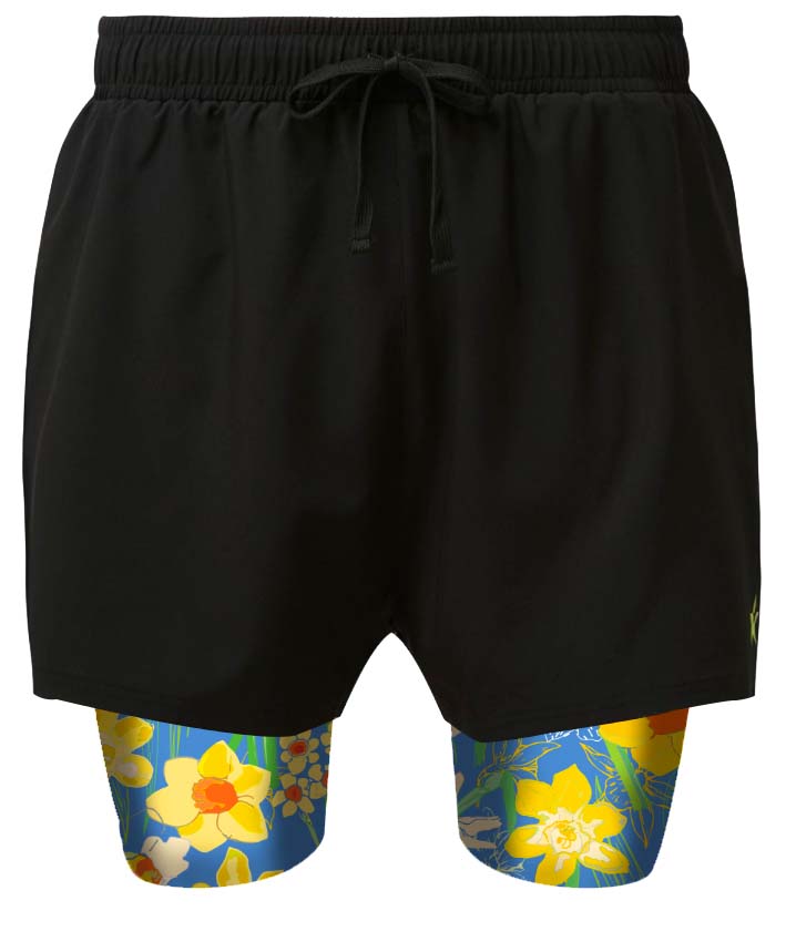 2 in 1 Double Layer Ultra Shorts | Daffodilly