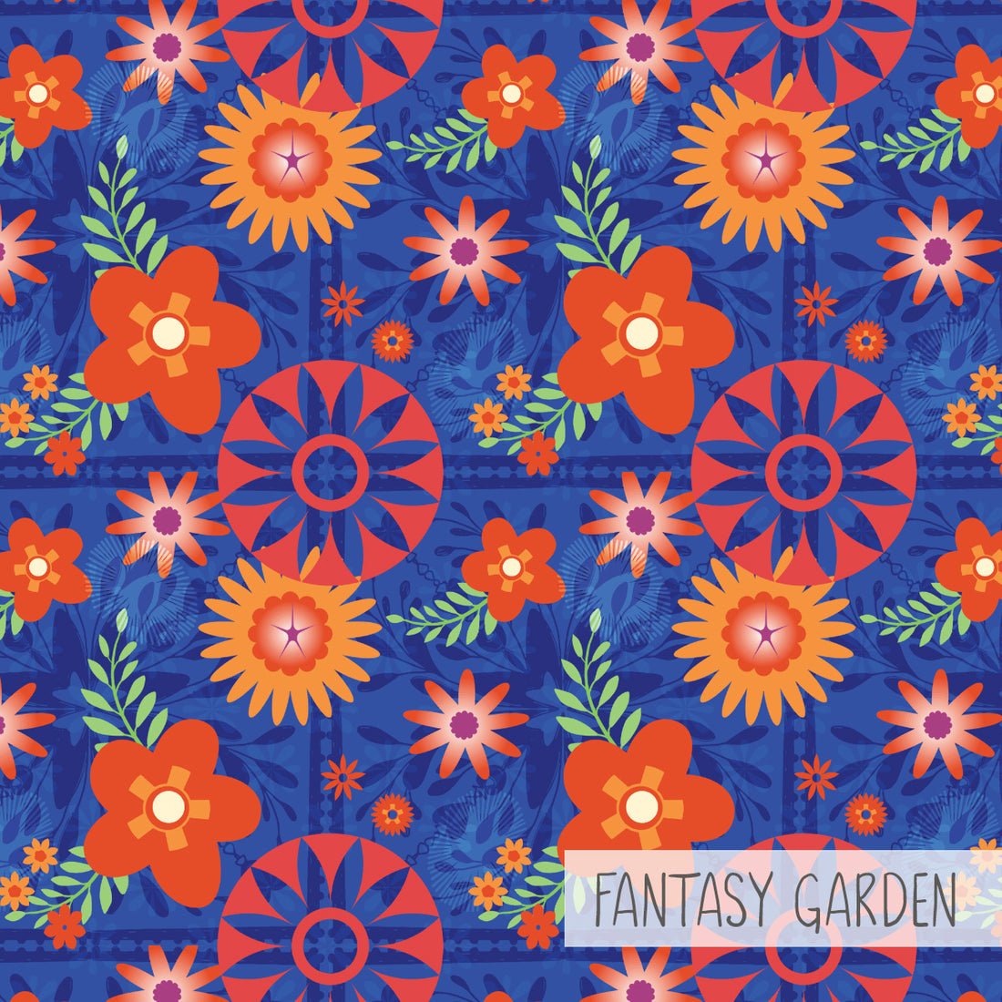 Single Layer Shorts | Fantasy Flowers