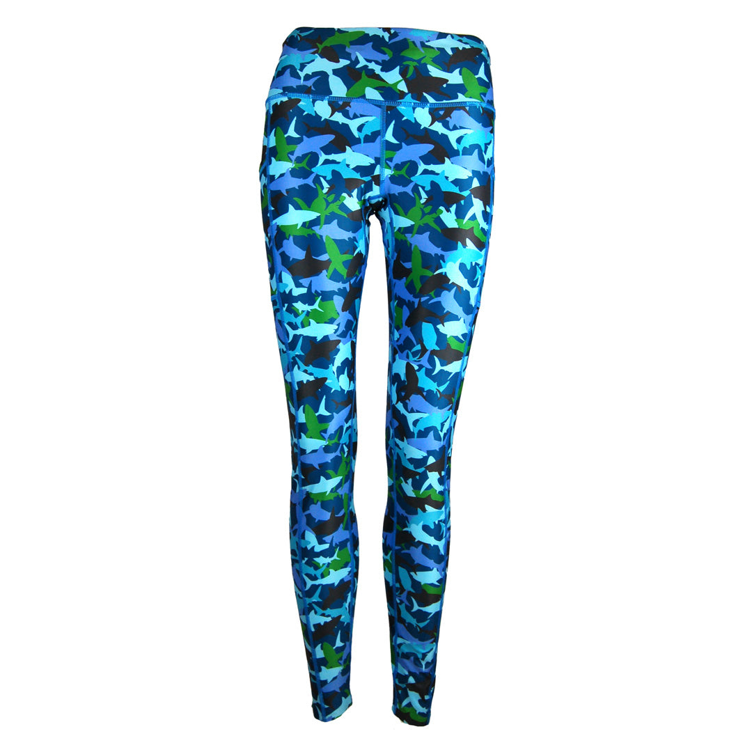 Lighter Weight Unisex Leggings | Fin Frenzy