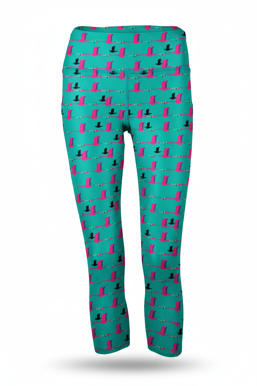 Flamboyance capri leggings