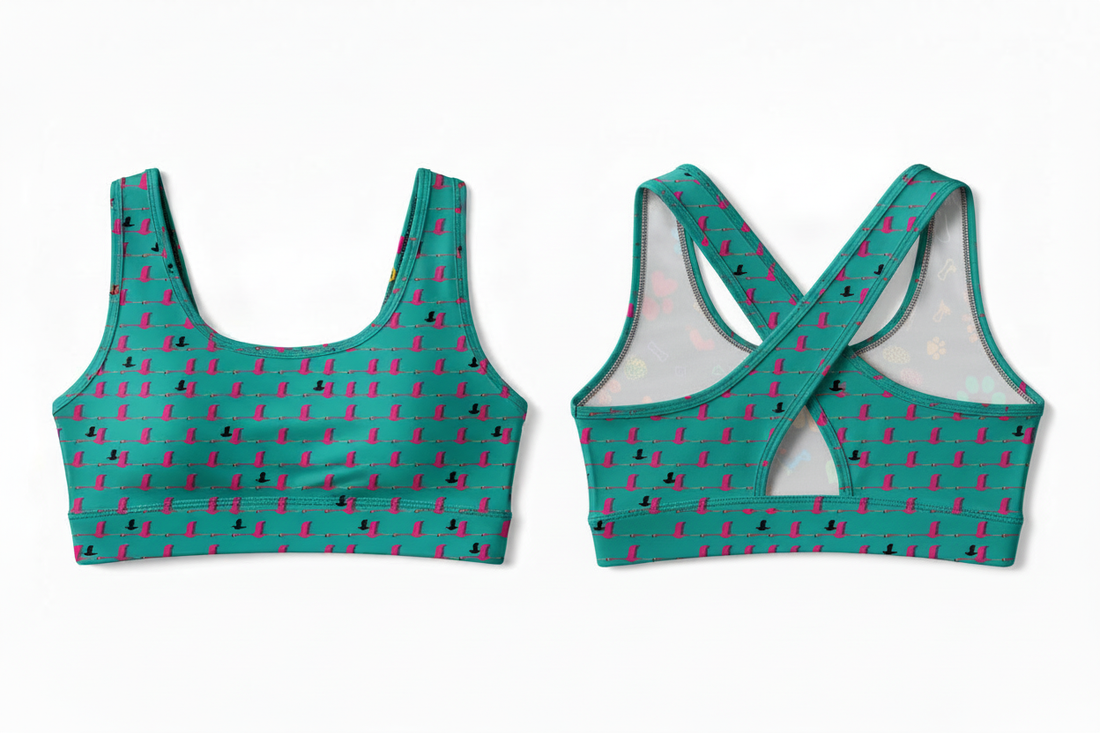 Flamboyance crop top larger pattern