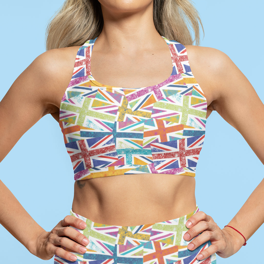 Cropped Top | Floral Flag