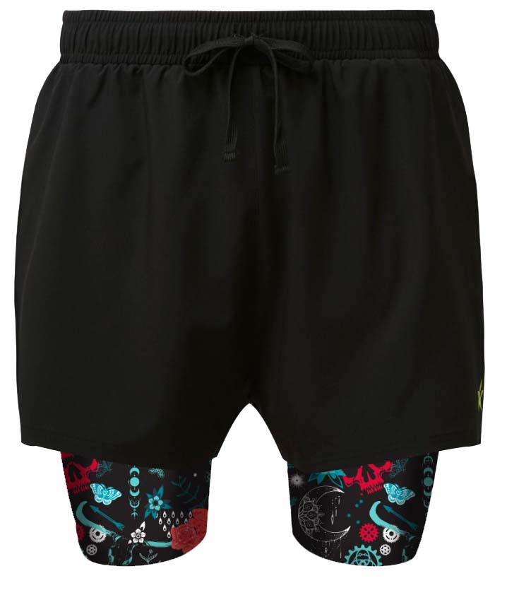 2 in 1 Double Layer Ultra Shorts | Ink