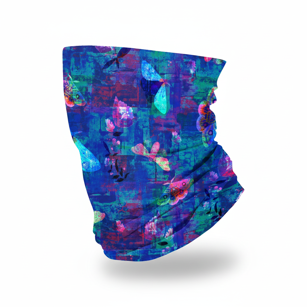 Mulberry Neck Sleeve Mockup