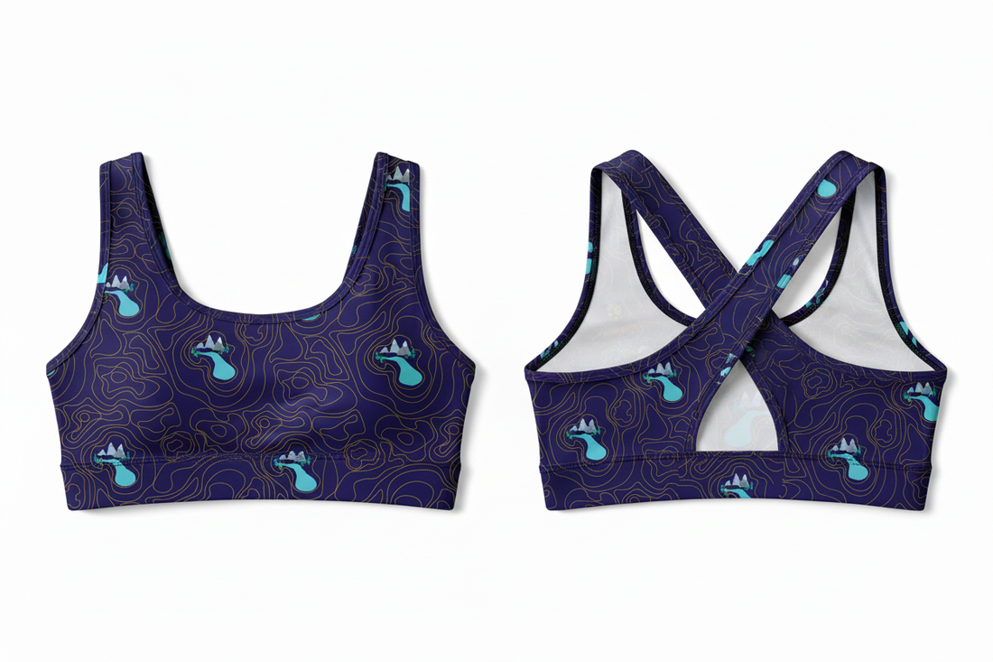 Peaks and Patterns crop top