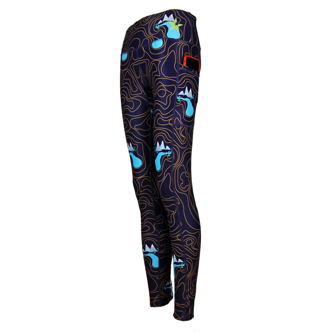 Lighter Weight Unisex Leggings | Peaks & Patterns