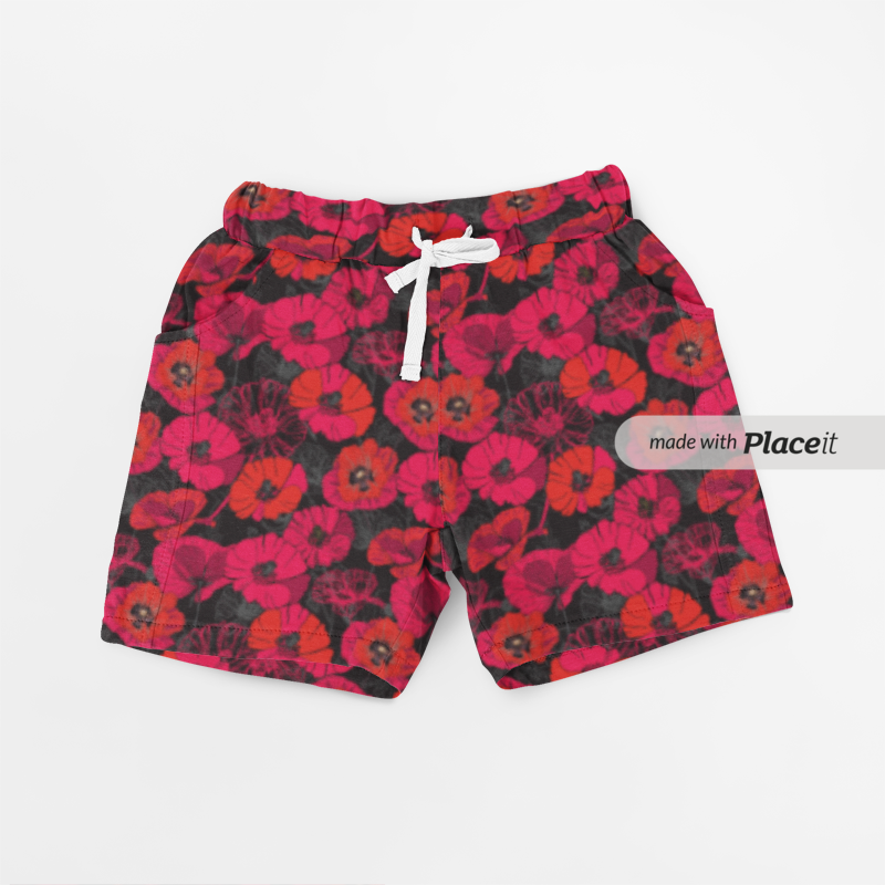 Double Layer Jazzy Shorts | Poppy
