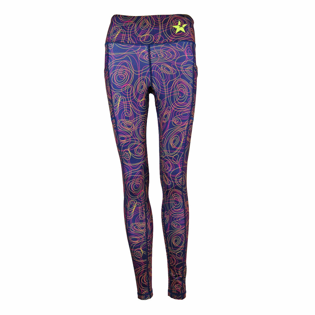 Fleece Leggings | Purple Noodle