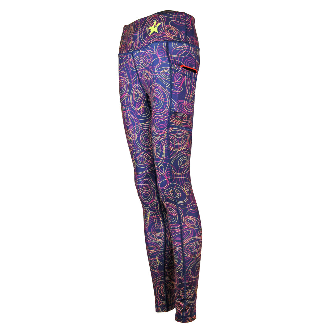 Fleece Leggings | Purple Noodle